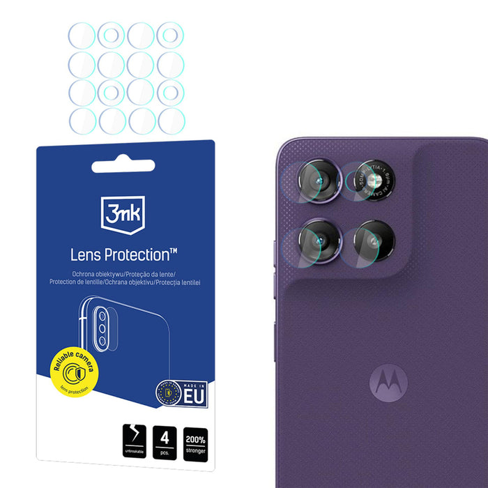3mk Lens Protection Hybrid Glass for Camera Lens on Motorola Moto G67/ Motorola Moto G77