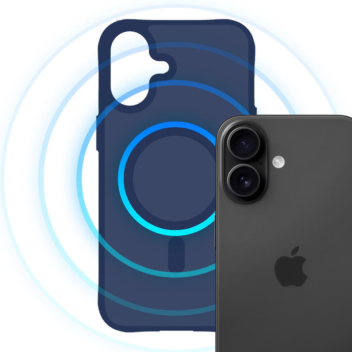 3mk Smoke MagCase for iPhone 17 - Blue-Translucent