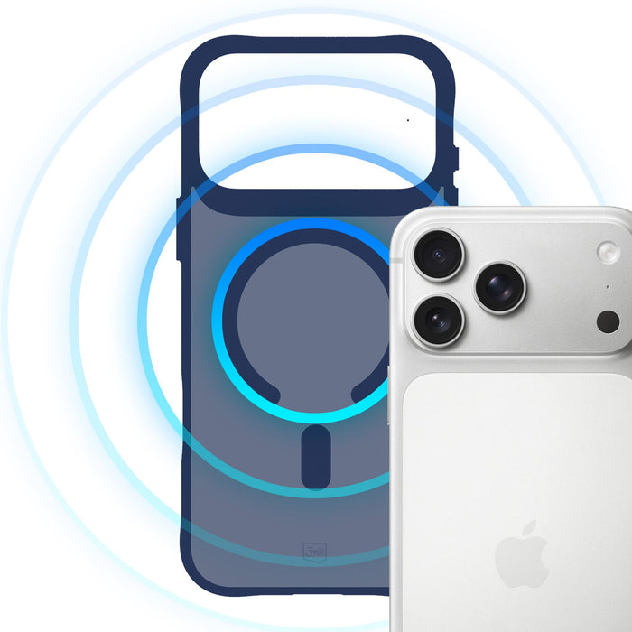 3mk Smoke MagCase for iPhone 17 Pro - Blue-Translucent
