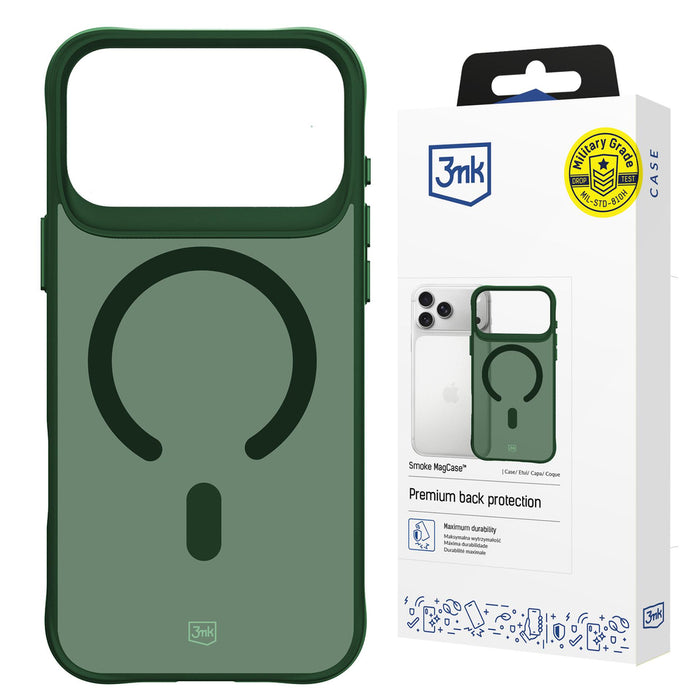 3mk Smoke MagCase for iPhone 17 Pro Max - Green