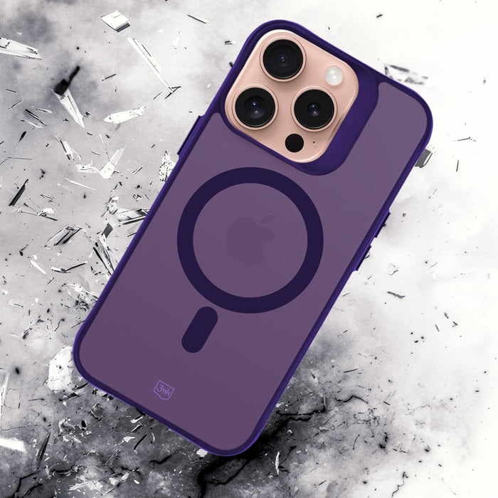 3mk Smoke MagCase for iPhone 16 Pro Max - Purple-Translucent