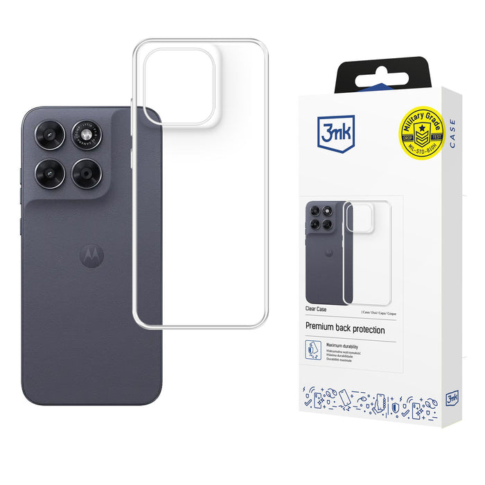 3mk Clear Case for Motorola Moto G67 / Moto G77 - transparent