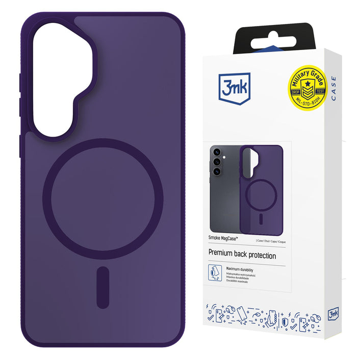 3mk Smoke MagCase for Samsung Galaxy S26 - purple