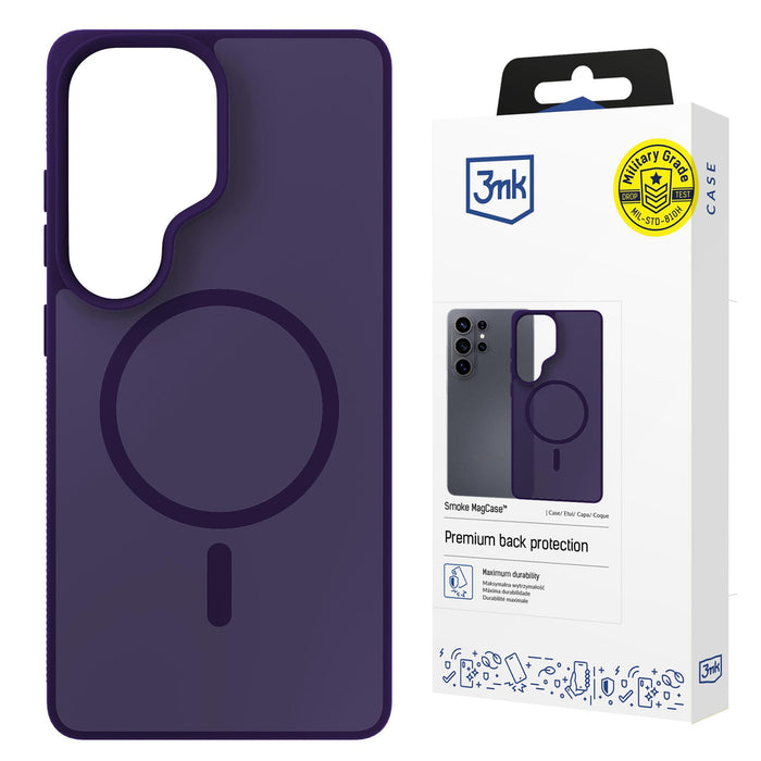 3mk Smoke MagCase for Samsung Galaxy S26 Ultra - Purple