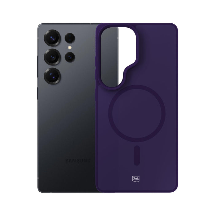 3mk Smoke MagCase for Samsung Galaxy S25 Ultra - Purple-Translucent