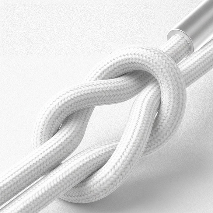 3mk Hyper Cable N-SERIES USB-A / Lightning 1m QC 3.0 5V/2.4A 12W - white