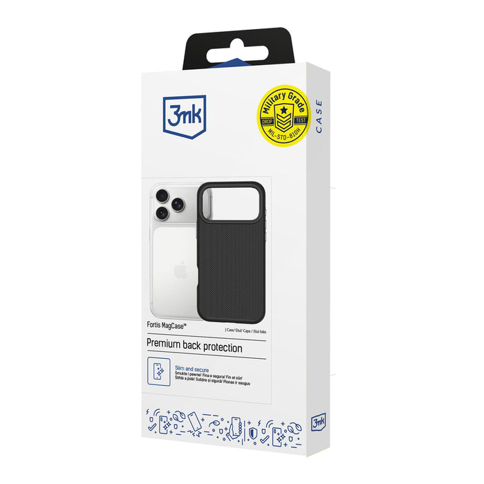 3mk Fortis MagCase for iPhone 17 Pro - Black
