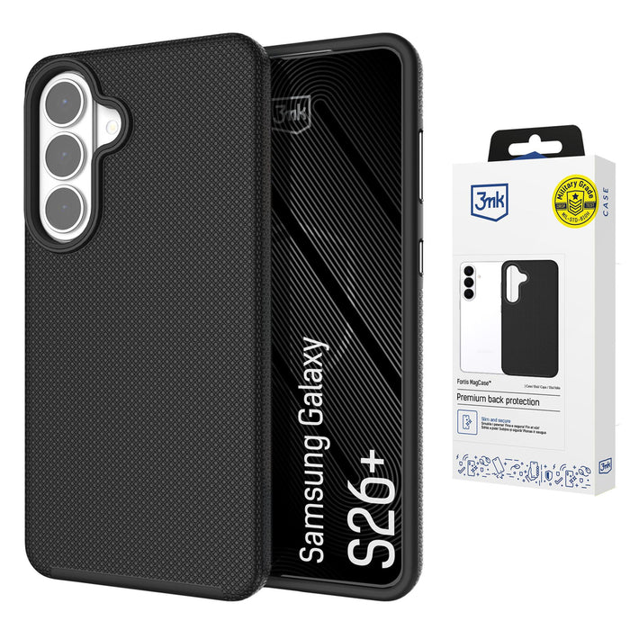 3mk Fortis MagCase for Samsung Galaxy S26+ - black