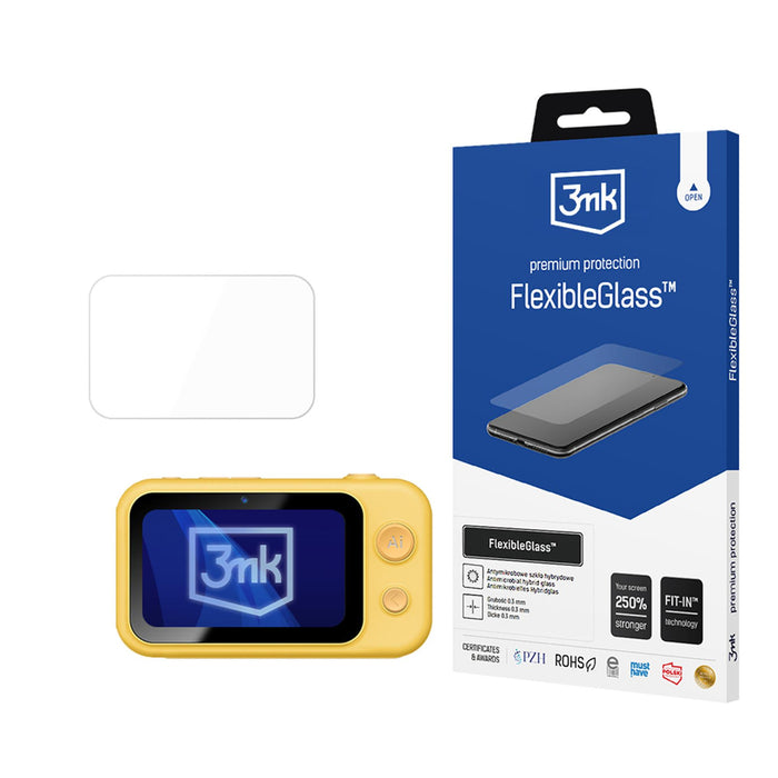 3mk FlexibleGlass™ hybrid glass on Garett Snap AI