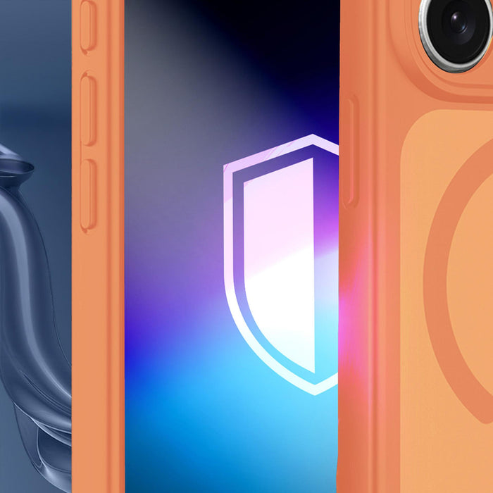 3mk Misty MagCase for iPhone 17 Pro - - orange