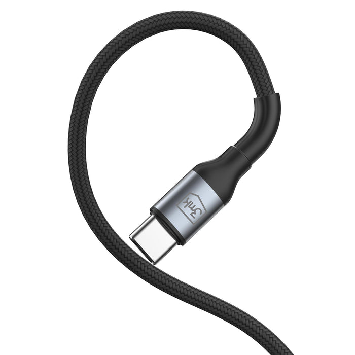 3mk Hyper Cable N-SERIES USB-C / USB-C 1.5m PD 3.0 QC 3.0 20V / 5A 100W - black