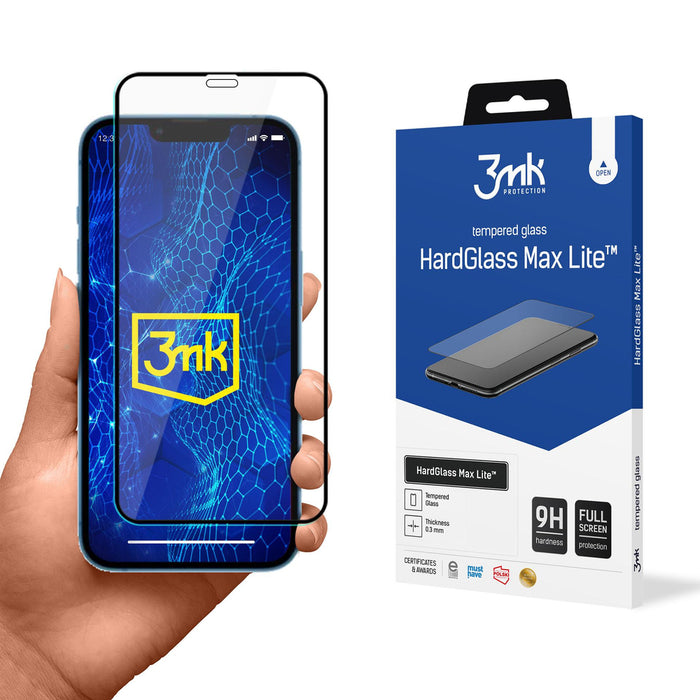 3mk HardGlass Max Lite™ tempered glass for iPhone 13 mini