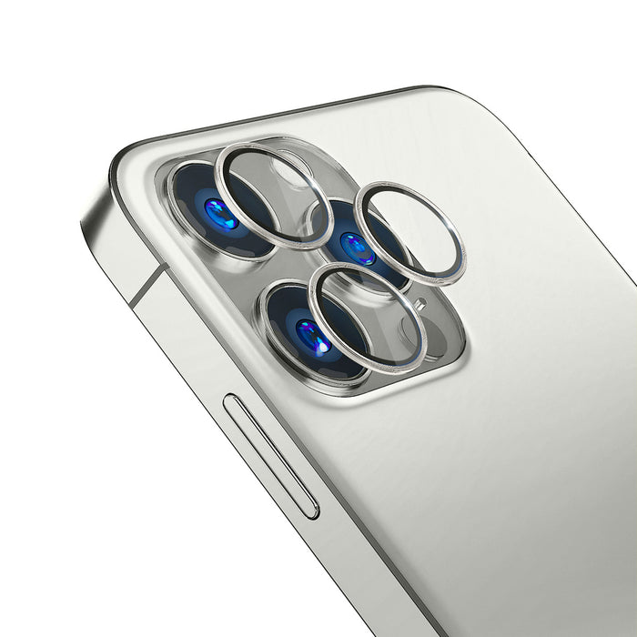 Camera Glass for iPhone 13 Pro Max / 13 Pro 9H for 3mk Lens Protection Pro Series Lens - Silver