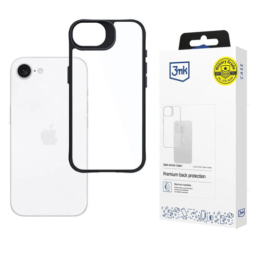 3mk Satin Armor Case+ for Apple iPhone 16e / SE 4 - transparent - *Kategoria tymczasowa<<<HurtelXML