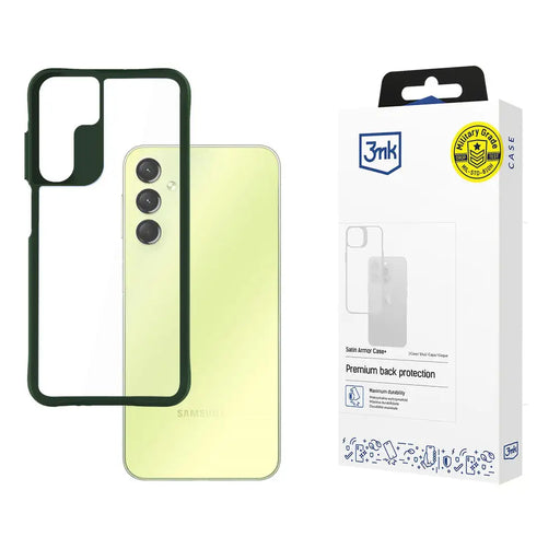 3mk Satin Armor Case+ Green for Samsung Galaxy A25 5G - transparent - *Kategoria tymczasowa<<<HurtelXML