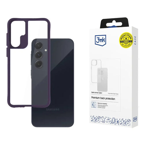 3mk Satin Armor Case+ Purple for Samsung Galaxy A55 5G - transparent - *Kategoria tymczasowa<<<HurtelXML