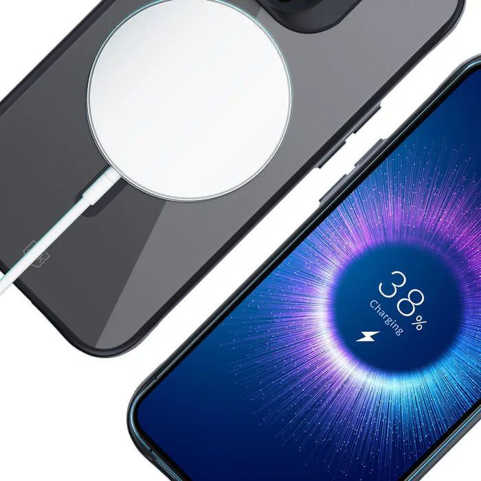 3mk Satin Armor MagCase with MagSafe for iPhone 13 Pro - Clear with Black Frame - *Kategoria tymczasowa<<<HurtelXML