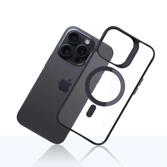 3mk Satin Armor MagCase with MagSafe for iPhone 13 Pro - Clear with Black Frame - *Kategoria tymczasowa<<<HurtelXML