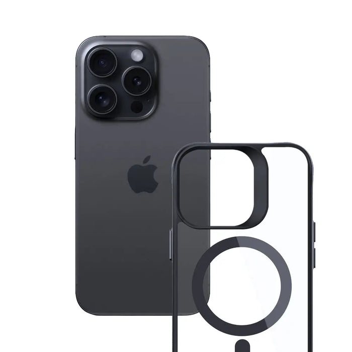 3mk Satin Armor MagCase with MagSafe for iPhone 13 Pro - Clear with Black Frame - *Kategoria tymczasowa<<<HurtelXML