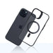 3mk Satin Armor MagCase with MagSafe for iPhone 15 - Clear with Black Frame - *Kategoria tymczasowa<<<HurtelXML