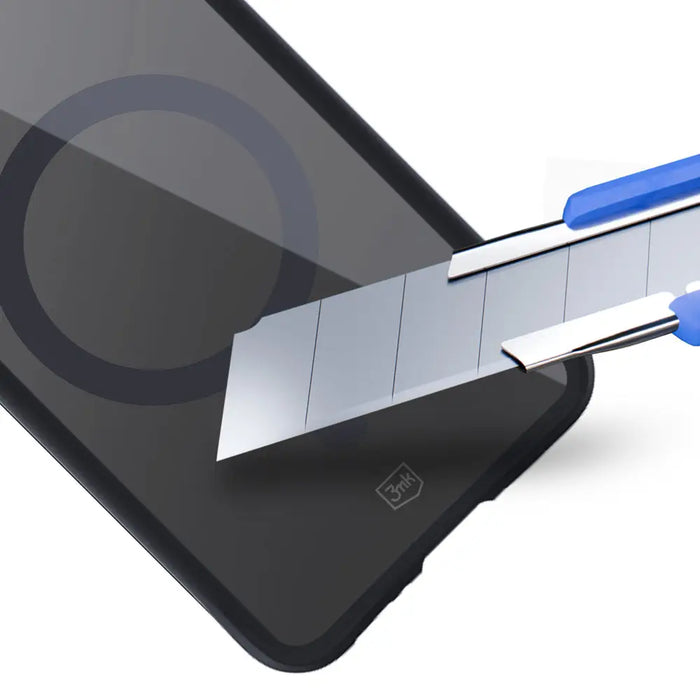 3mk Satin Armor MagCase with MagSafe for Samsung Galaxy S23+ - Transparent with Black Frame - *Kategoria