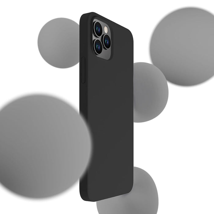 3mk Silicone Case for iPhone 12 / iPhone 12 Pro - black - *Kategoria tymczasowa<<<HurtelXML