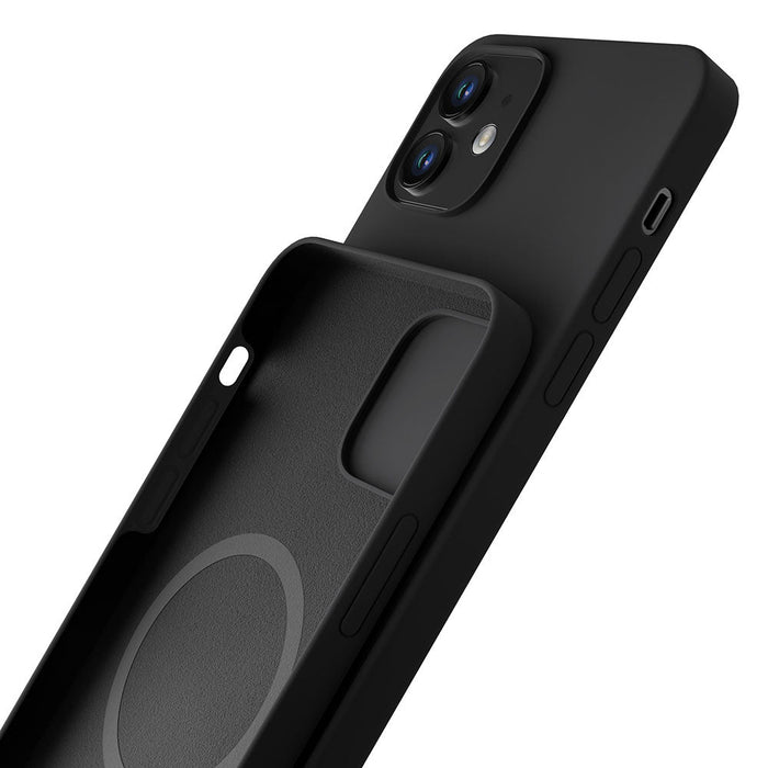 3mk Silicone Case for iPhone 12 / iPhone 12 Pro - black - *Kategoria tymczasowa<<<HurtelXML