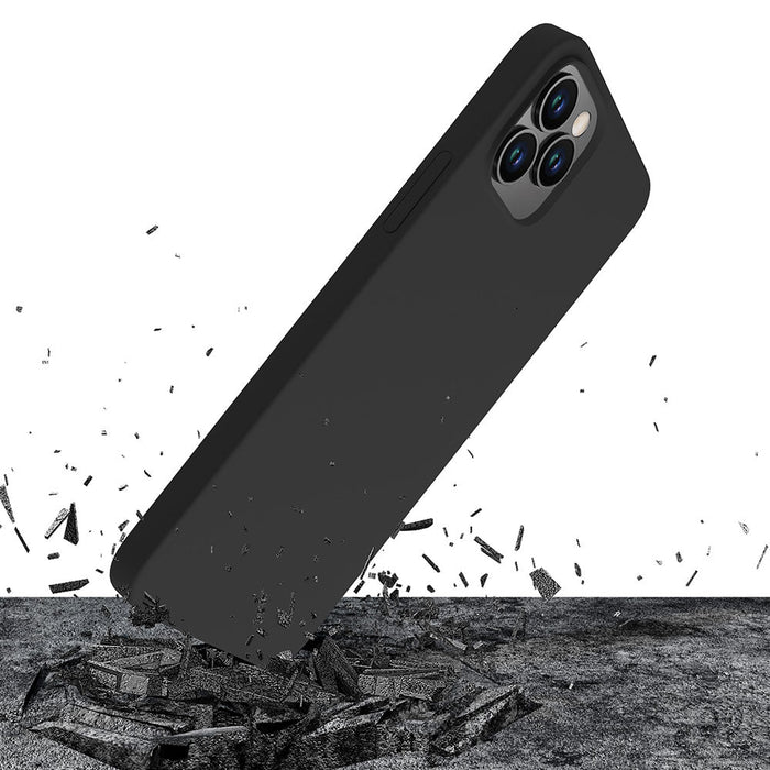 3mk Silicone Case for iPhone 12 / iPhone 12 Pro - black - *Kategoria tymczasowa<<<HurtelXML