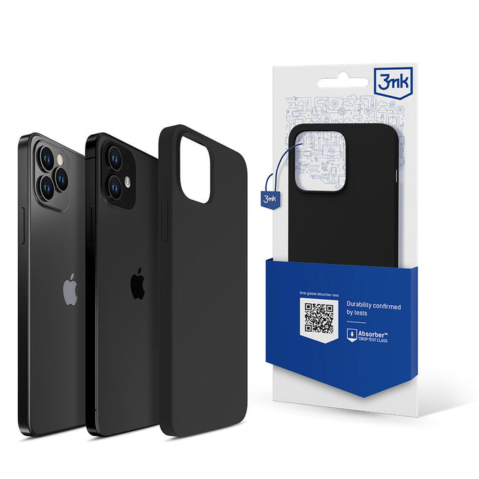 3mk Silicone Case for iPhone 12 / iPhone 12 Pro - black - *Kategoria tymczasowa<<<HurtelXML