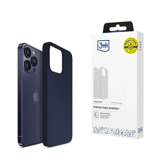 3mk Silicone Case for iPhone 16 Pro - Navy Blue - *Kategoria tymczasowa<<<HurtelXML