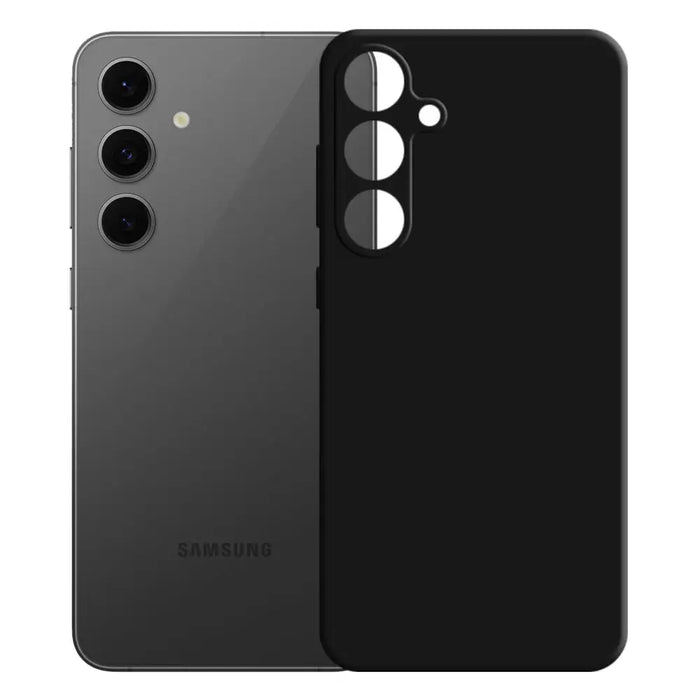 3mk Silicone Case for Samsung Galaxy S24 FE - Black - *Kategoria tymczasowa<<<HurtelXML