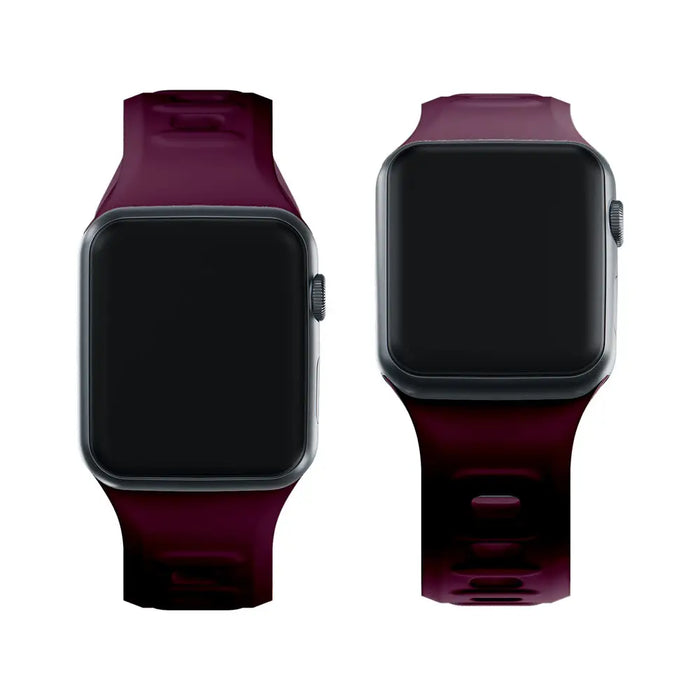 3mk Silicone Watch Strap for Apple Watch 38 / 40 / 41 mm - Burgundy - *Kategoria tymczasowa<<<HurtelXML