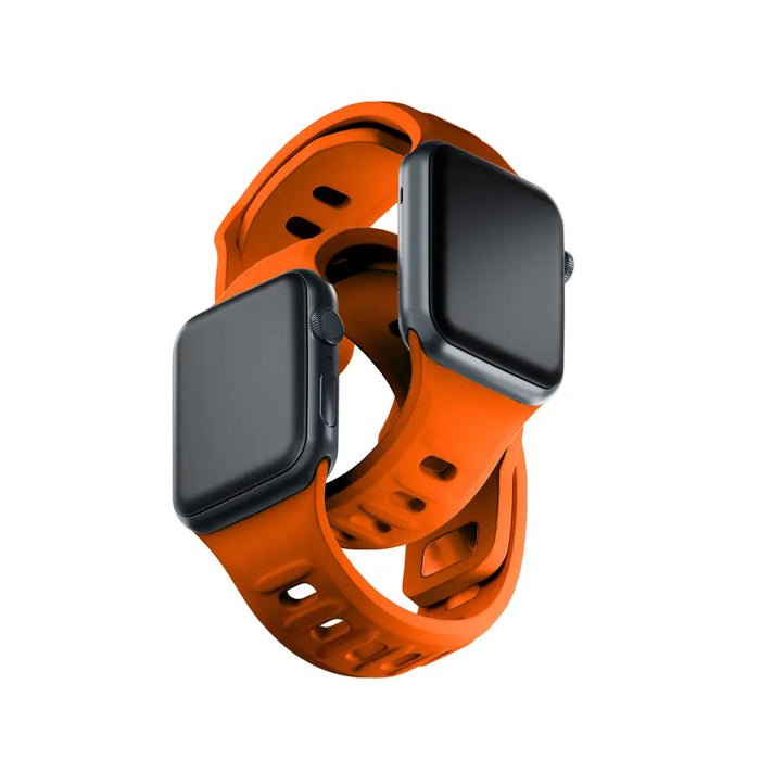 3mk Silicone Watch Strap for Apple Watch 38 / 40 / 41 mm - orange - *Kategoria tymczasowa<<<HurtelXML