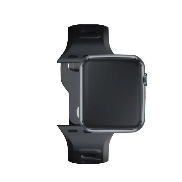 3mk Silicone Watch Strap for Apple Watch 42 / 44 / 45 / 49 mm - black - *Kategoria tymczasowa<<<HurtelXML
