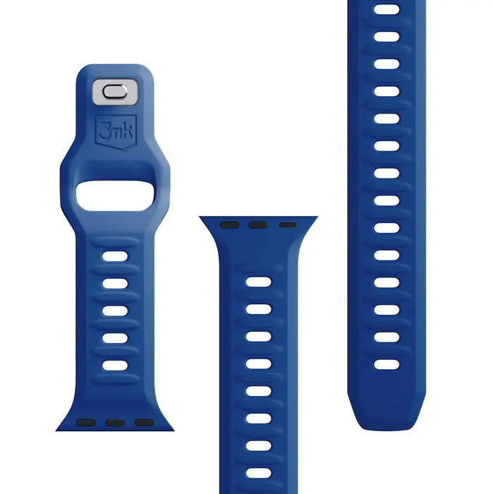 3mk Silicone Watch Strap for Apple Watch 42 / 44 / 45 / 49 mm - blue - *Kategoria tymczasowa<<<HurtelXML