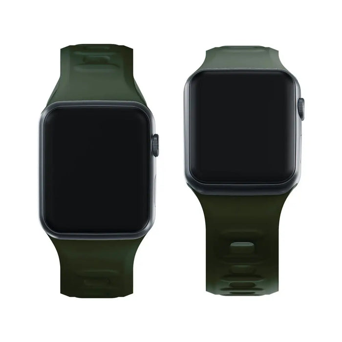 3mk Silicone Watch Strap for Apple Watch 42 / 44 / 45 / 49 mm - green - *Kategoria tymczasowa<<<HurtelXML