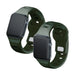3mk Silicone Watch Strap for Apple Watch 42 / 44 / 45 / 49 mm - green - *Kategoria tymczasowa<<<HurtelXML
