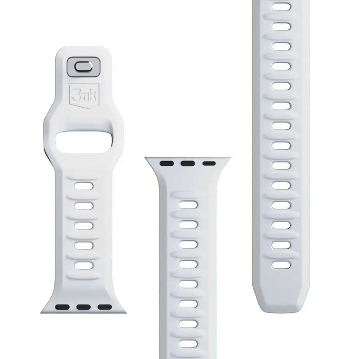 3mk Silicone Watch Strap for Apple Watch 42 / 44 / 45 / 49 mm - white - *Kategoria tymczasowa<<<HurtelXML