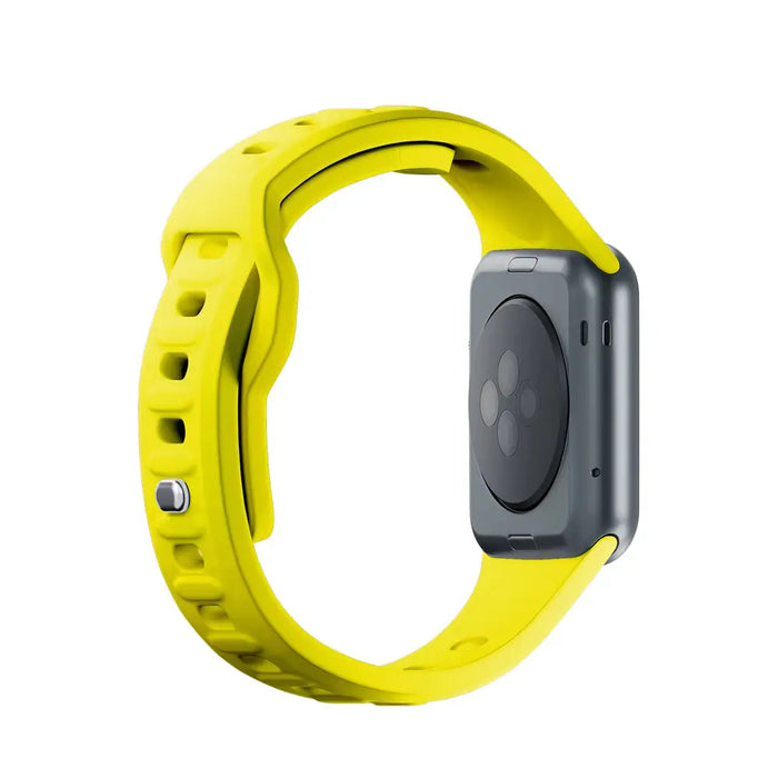 3mk Silicone Watch Strap for Apple Watch 42 / 44 / 45 / 49 mm - yellow - *Kategoria tymczasowa<<<HurtelXML