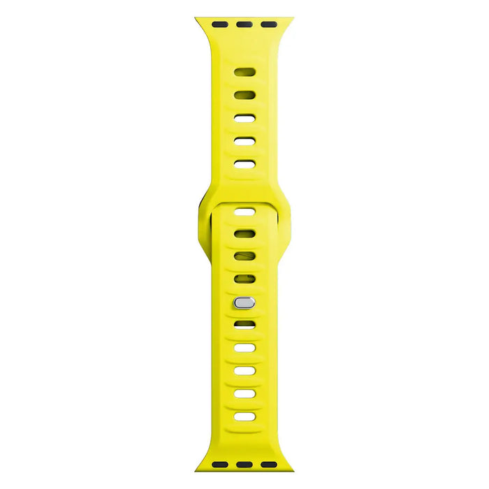 3mk Silicone Watch Strap for Apple Watch 42 / 44 / 45 / 49 mm - yellow - *Kategoria tymczasowa<<<HurtelXML
