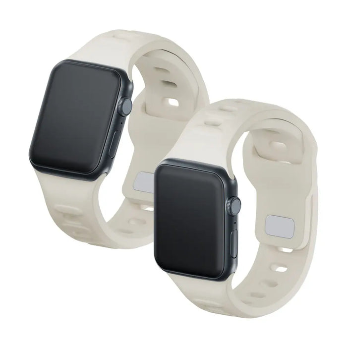 3mk Silicone Watch Strap for Apple Watch 42/44/45/49mm - beige - *Kategoria tymczasowa<<<HurtelXML