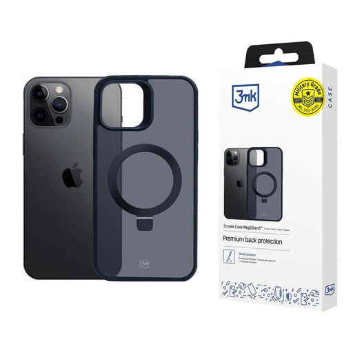 3mk Smoke Case Mag&Stand for Apple iPhone 12 pro max - black - *Kategoria tymczasowa<<<HurtelXML