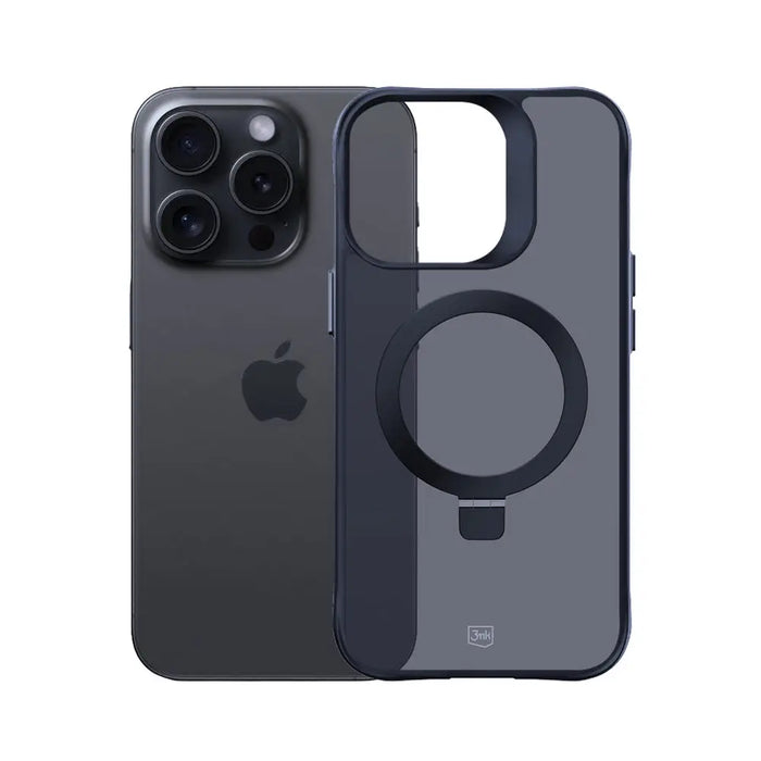 3mk Smoke Case Mag&Stand for Apple iPhone 16 pro - black - *Kategoria tymczasowa<<<HurtelXML