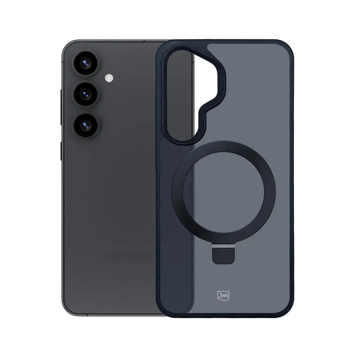 3mk Smoke Case Mag&Stand for Samsung Galaxy S25 - black - *Kategoria tymczasowa<<<HurtelXML