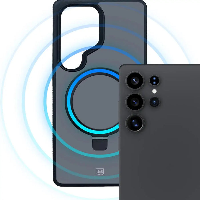 3mk Smoke Case Mag&Stand for Samsung Galaxy S25 Ultra - Black - *Kategoria tymczasowa<<<HurtelXML