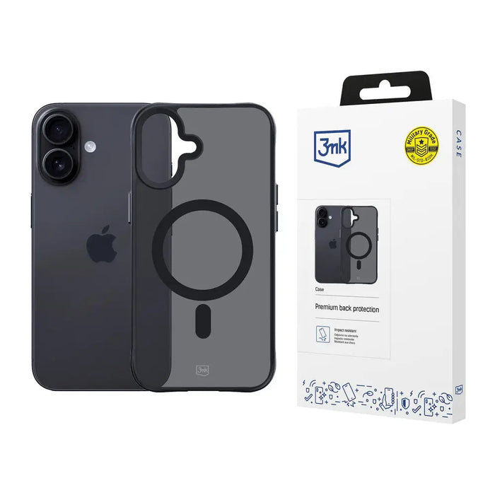 3mk Smoke MagCase for iPhone 17 - Black Semi-Transparent - Cell phone cases and covers<<<HurtelXML