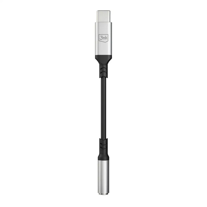 3mk USB-C adapter - 3.5 mm minijack - silver - *Kategoria tymczasowa<<<HurtelXML