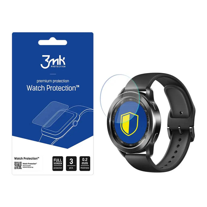 3mk Watch Protection™ hybrid glass v. FlexibleGlass Lite on Xiaomi Watch S3 - *Kategoria tymczasowa<<<HurtelXML