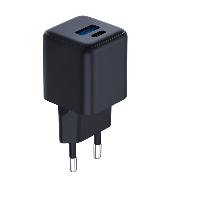 3mk Hyper GaN Charger 20W QC4+ PD PPS USB-C USB-A Wall Charger - Black