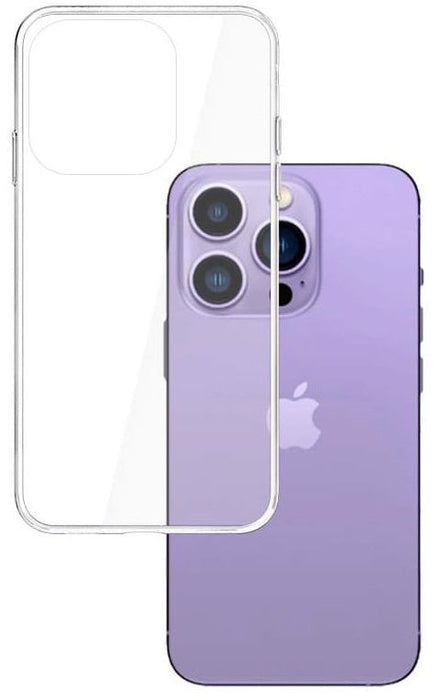 iPhone 14 Pro Max silicone case from the 3mk Skinny Case series - transparent